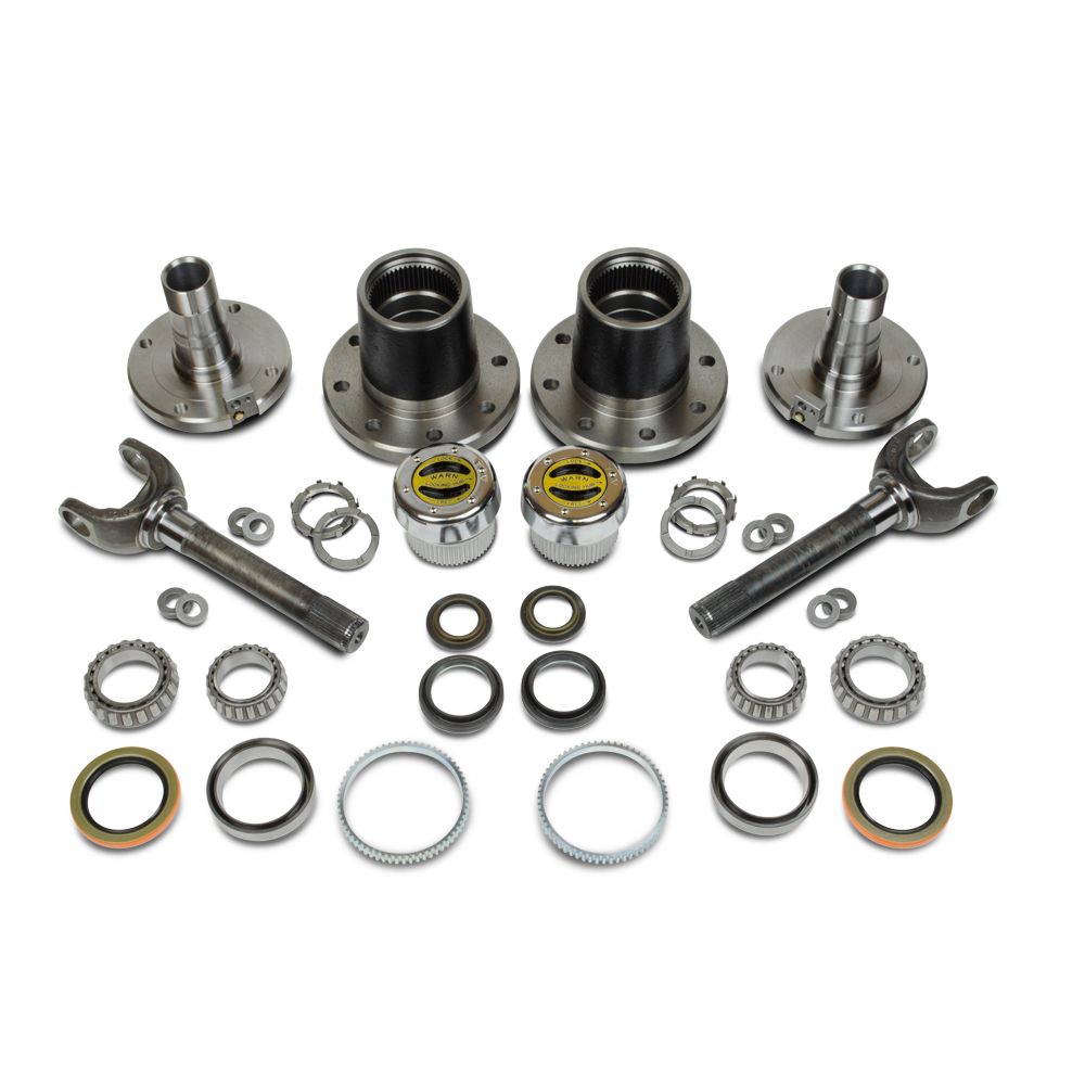 Free-Spin Kit 1999-2004 Ford F-250 and F-350 with Warn Hubs and Fine Wheel Studs