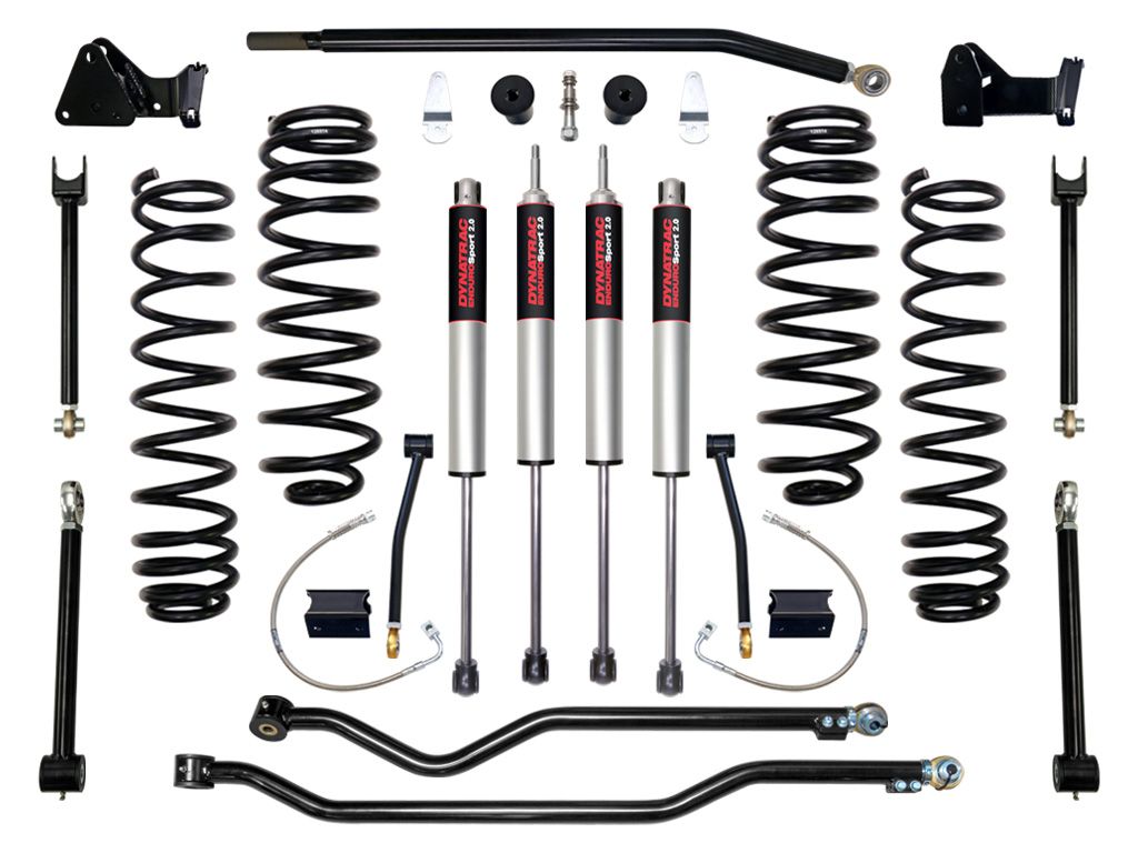 Dynatrac EnduroSport 4.5 inch Suspension Lift Kit System 2 for the 2007-2018 Jeep Wrangler JK - JK45-1X5310-L2