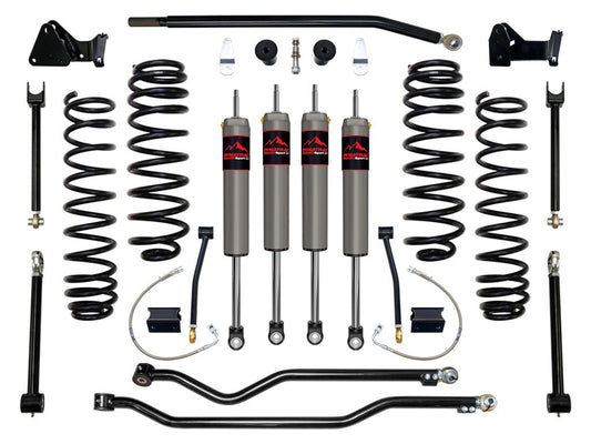 Dynatrac EnduroSport 4.5 inch Suspension Lift Kit System 4 for the 2007-2018 Jeep Wrangler JK - JK45-1X5310-L4